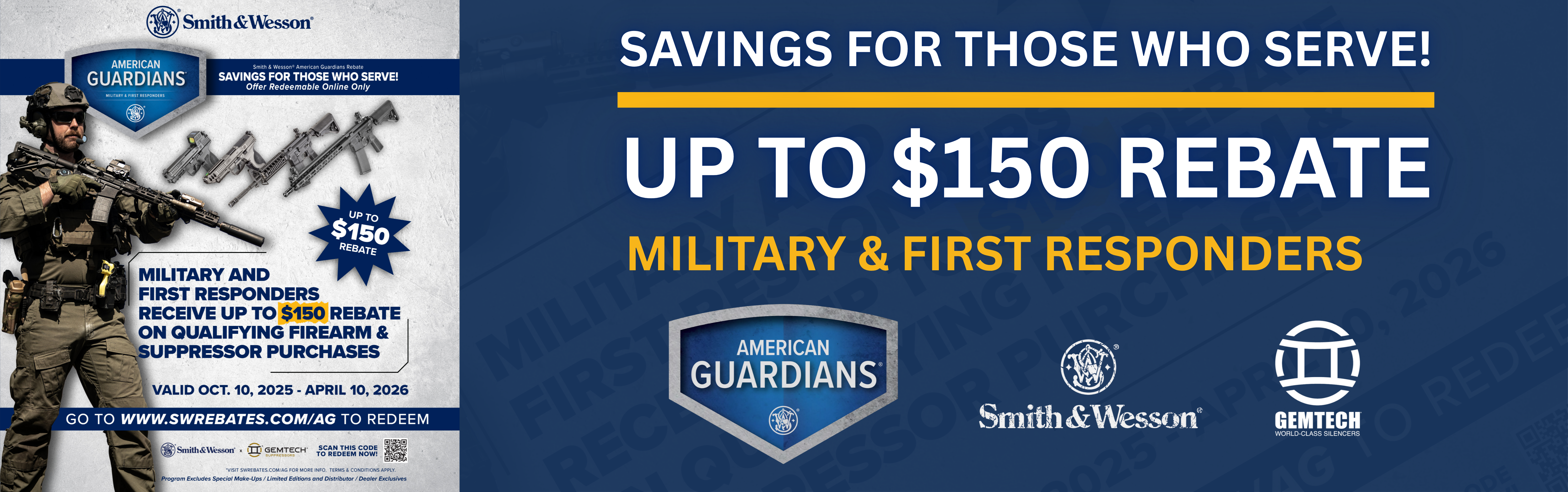 S&W American Guardians Rebate