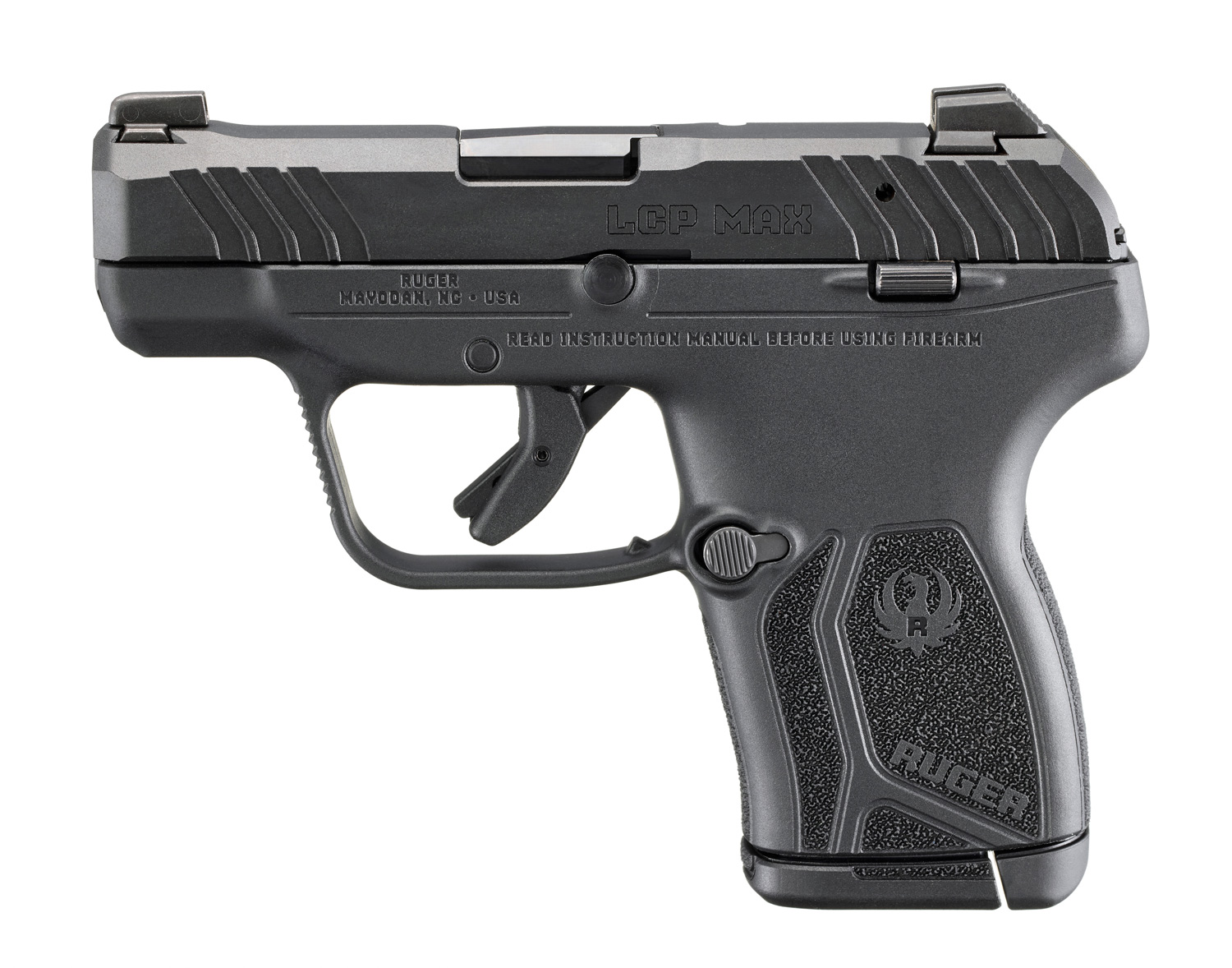 Ruger 13765 LCP MAX 380 ACP 2.8" Black Nitride Semi-Auto Pistol - Ruger - .380 AUTO