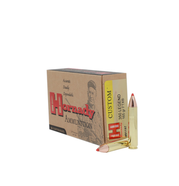 Hornady American Whitetail Tipped .350 Legend 165gr FTX (10 Box Case)