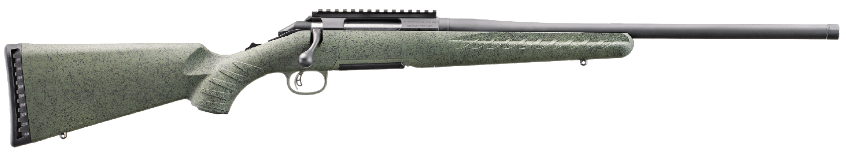 Glenfield Model A 243 Win 20in Threaded Bolt Action Rifle Moss Green - GLENFIELD - .243 WIN