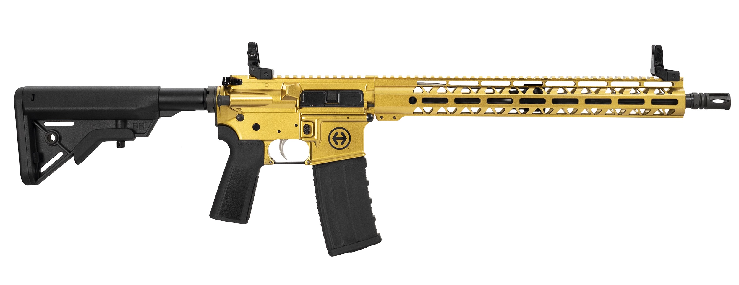Hi Point HP 15 223 5.56 16in Gold Semi Auto Tactical - Hi-Point Firearms - 223 Rem/5.56 NATO
