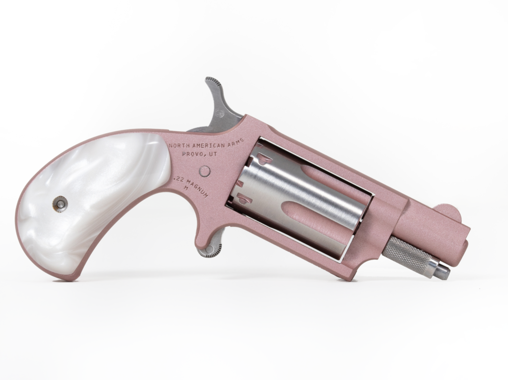 North American Arms NAA-22MS-ROSE Mini Revolver .22 WMR (Pink Cerakote) 5-Round