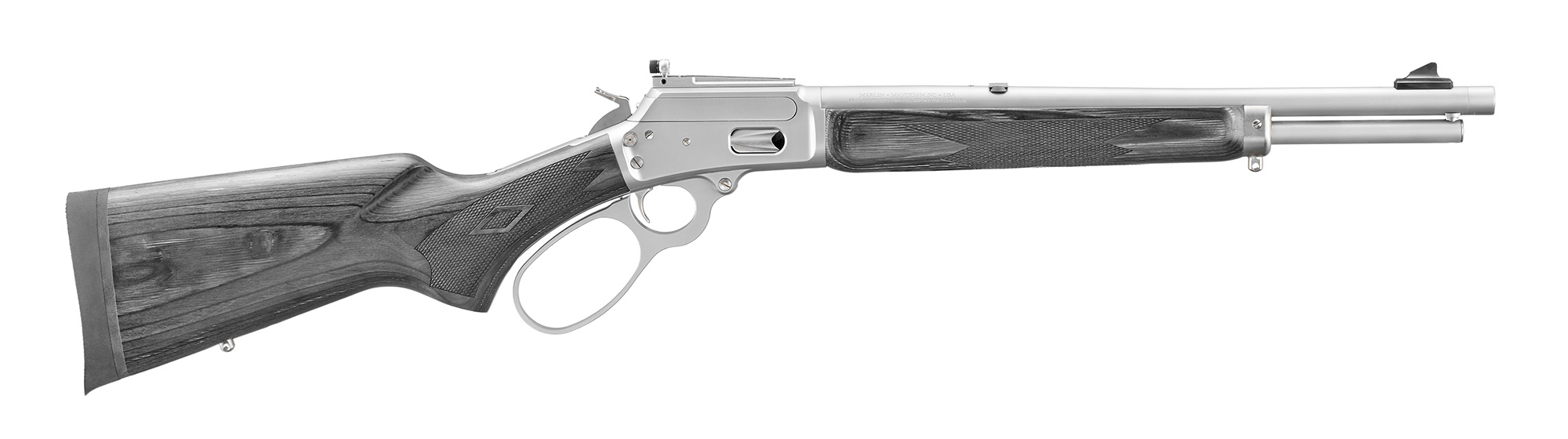 Ruger Marlin 1894 Trapper Rifle 10mm Auto 10rd Capacity 16.1 Matte Stainless Barrel Black Laminate Stock