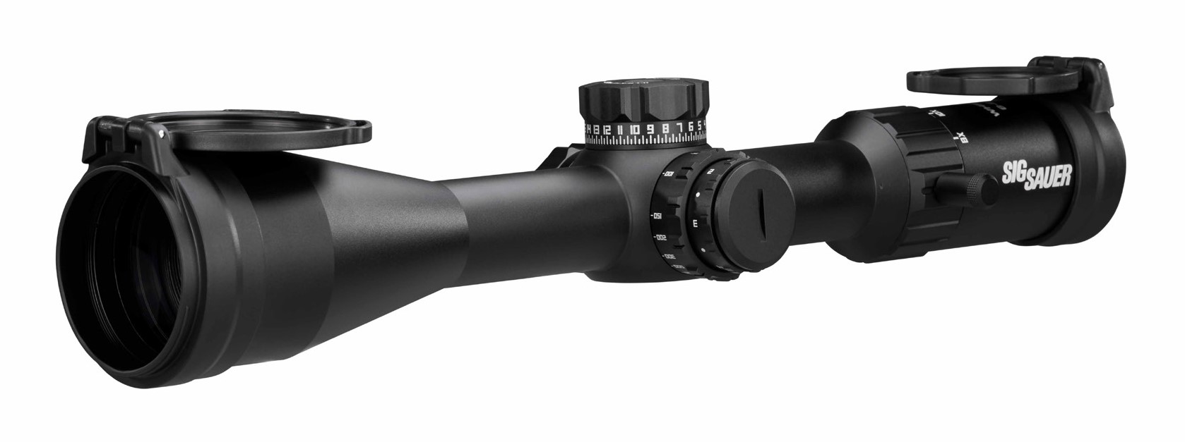 SIG SAUER Whiskey 4 6-24x50 30mm FFP Illuminated Riflescope (MOA Milling Hunter 2.0)
