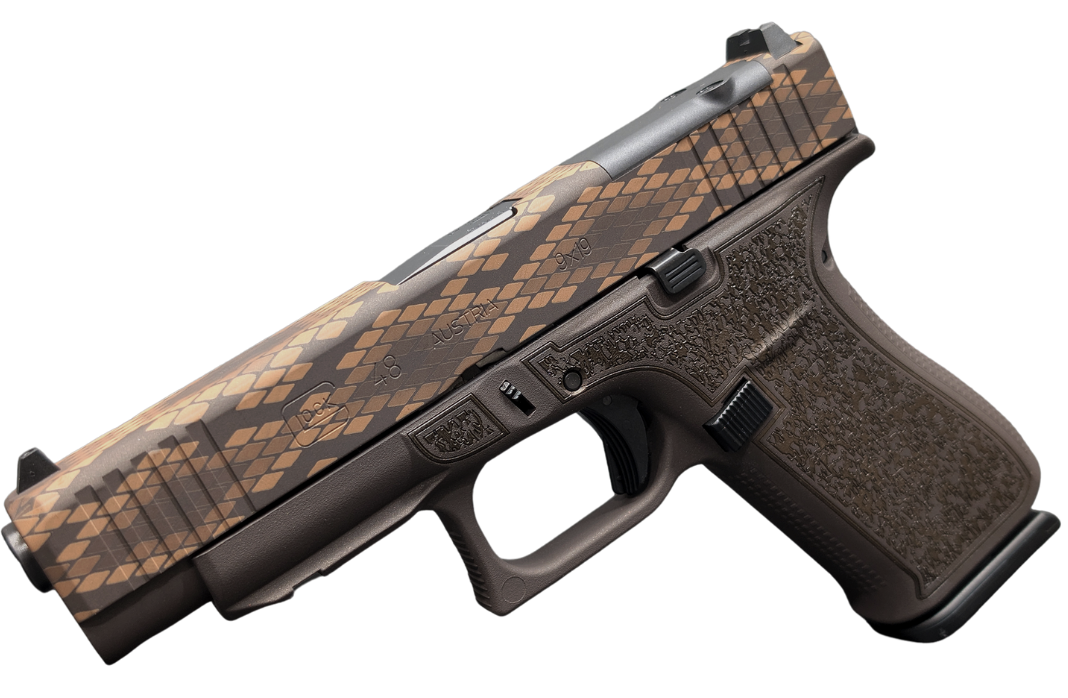 GLOCK 48 MOS COPPERHED 9MM PISTOL 4.01 FXD W/front rails 2-10RD  MAGS