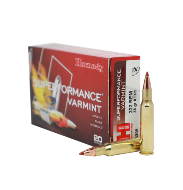 Hornady Superformance Varmint .222 Rem NTX 35gr Rifle Ammo (20rd)