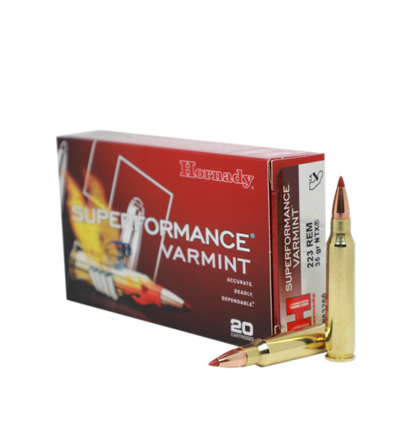 Hornady Superformance Varmint 223 Remington 35gr NTX Non-Toxic Expanding (20 Rounds)