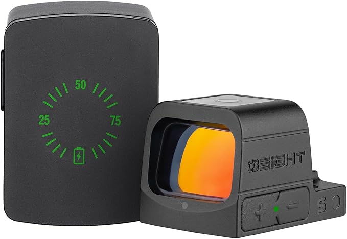 OLIGHT OSIGHT S, 2MOA DOT + 32MOA CIRCLE RED DOT SIGHT WITH CHARGING COVER