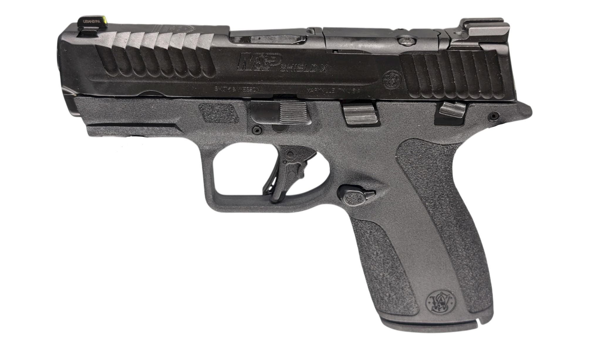 SMITH & WESSON M&P 9 SHIELD X MS LIBERTY 250TH PISTOL 3.6" FRONT NIGHT SIGHT 1-13RD, 1-15RD MAG