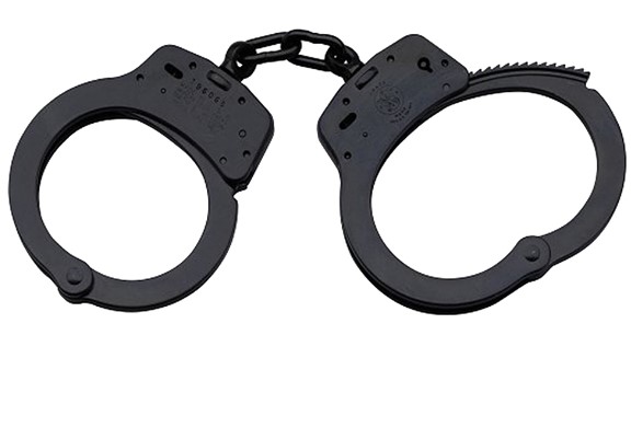 Smith & Wesson Model 100 Chain-Linked Handcuffs (Blued)