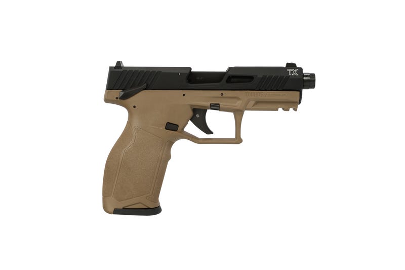 Taurus TX22 G2 22LR Threaded Barrel Handgun (FDE/Black)