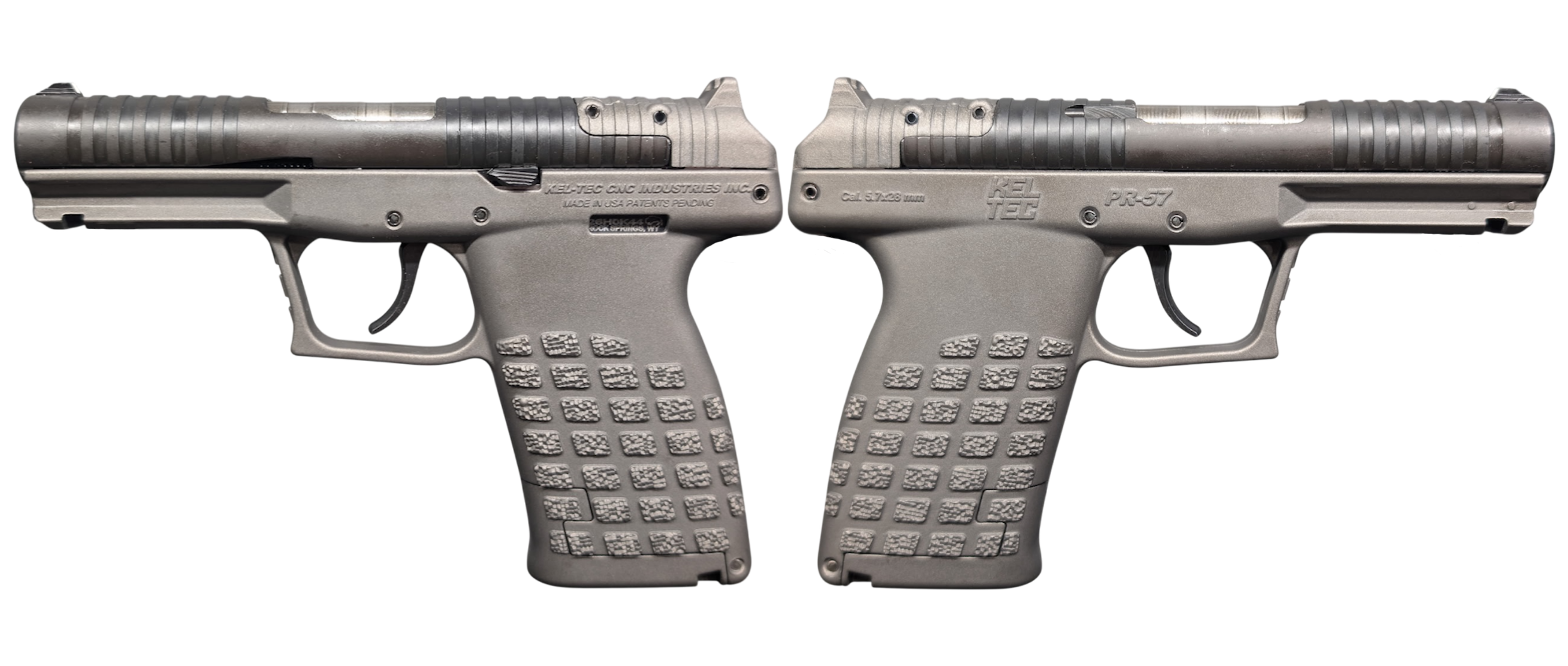 KELTEC PR57 5.7X28 PISTOL 4.64"BBL OPTIC READY, TUNGSTEN, 20+1, 2-STRIPPER CLIPS