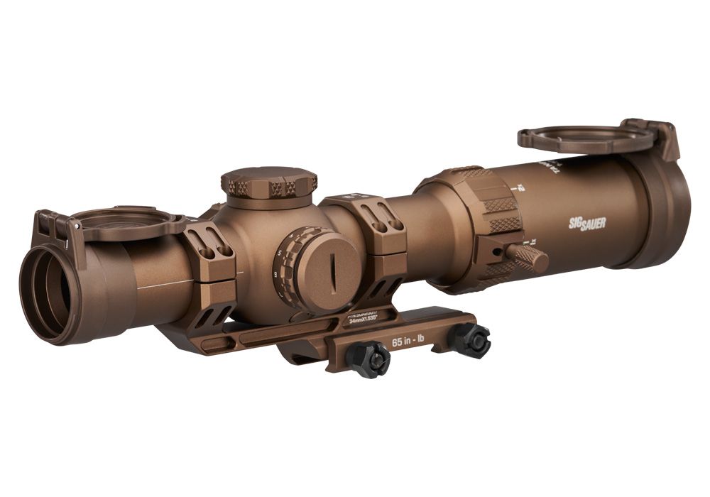 Sig Sauer Tango MSR 1-10x26mm LPVO FFP Illuminated BDC-10 Scope w/ Alpha-MSR Mount (Coyote Tan)